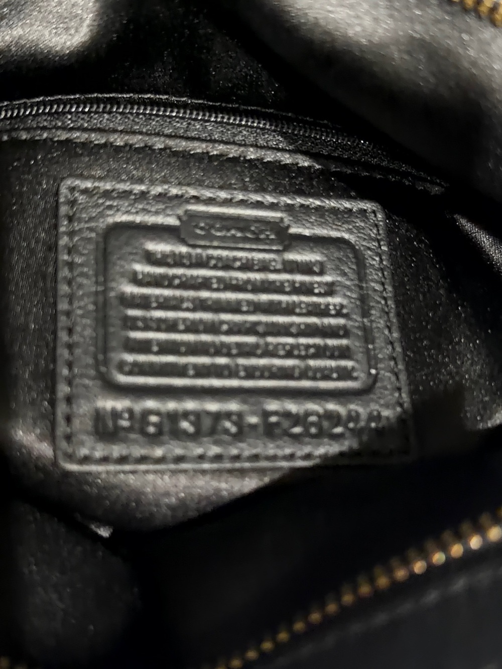 Coach Campbell metallic Signature Crossbody Bag with Front Buckle Pocket - Picture 3 of 9